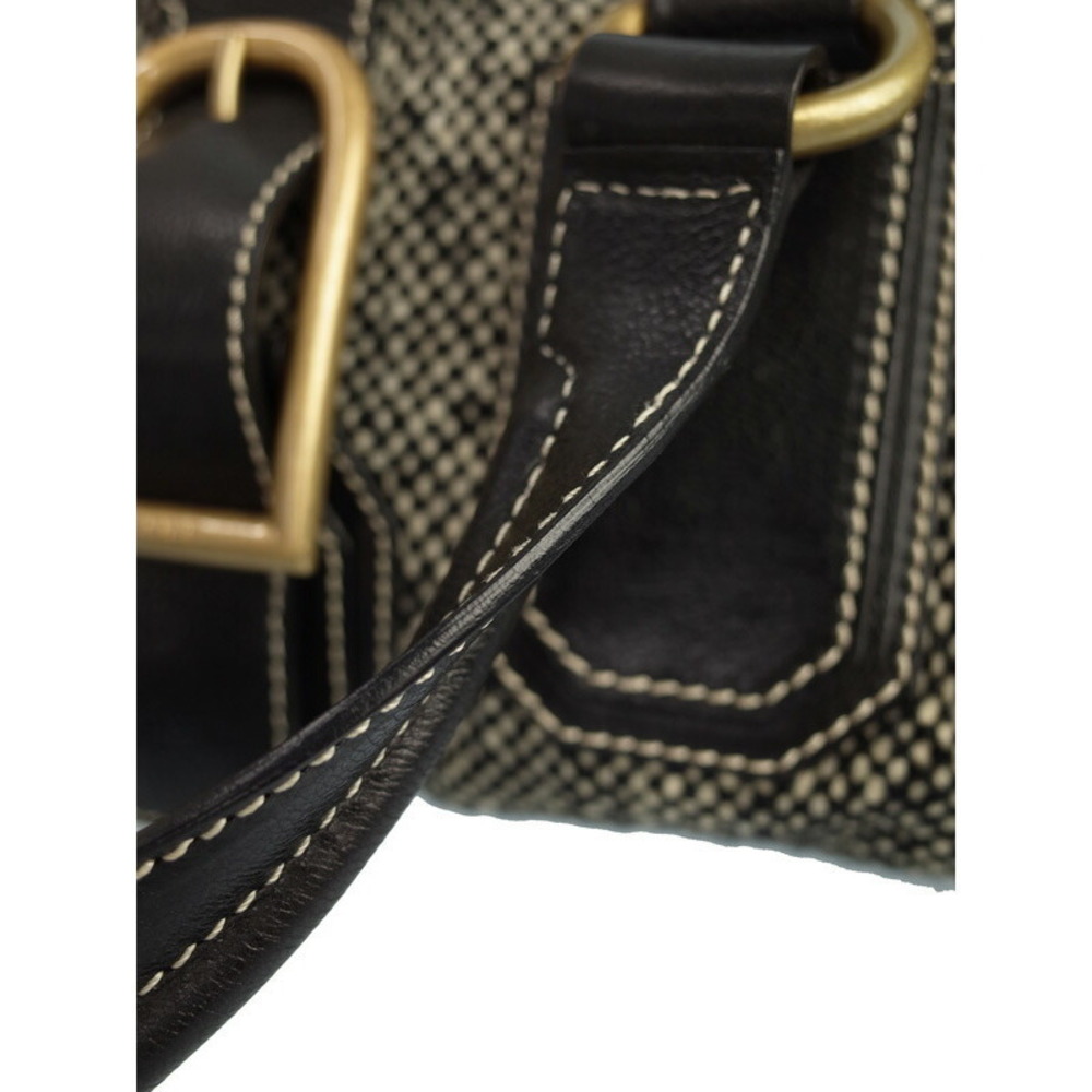 Celine Ella Frame Shoulder Bag Black - Picture 7 of 9